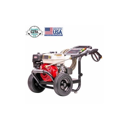 Fna Group Simpson PowerShot Gas Pressure Washer W/ Honda GX200 Engine, 3600 PSI, 2.5 GPM, 5/16" Hose 60996